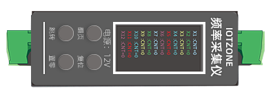 12通道频率采集仪LCD显示界面