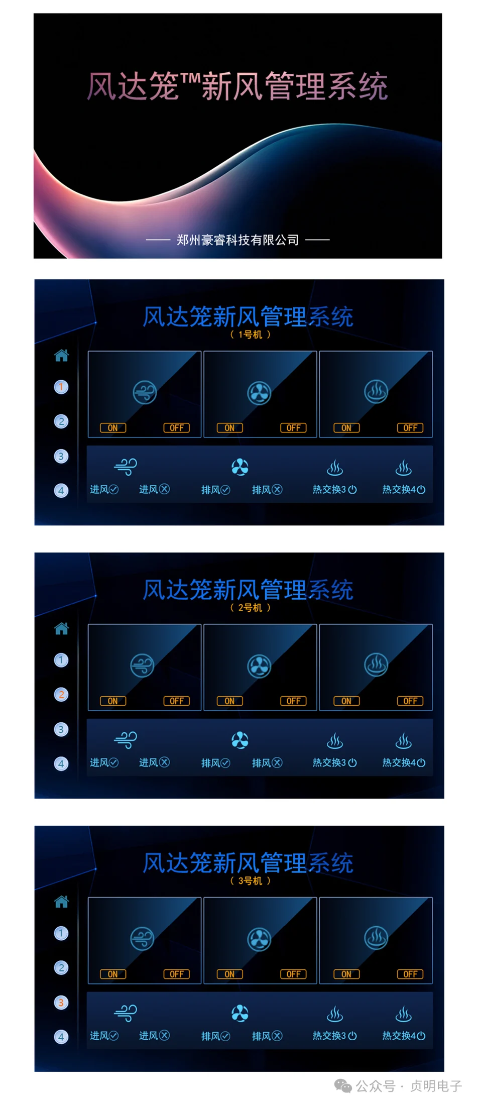 ZMLCD七寸触摸屏工业设备分组与场景控制界面