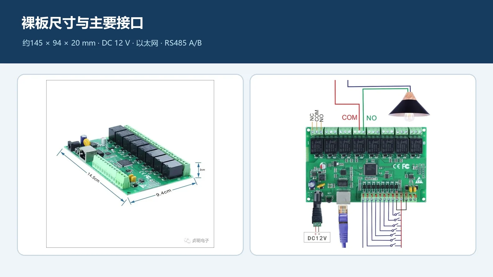 ZMRN1016S3-V5控制器尺寸与接口