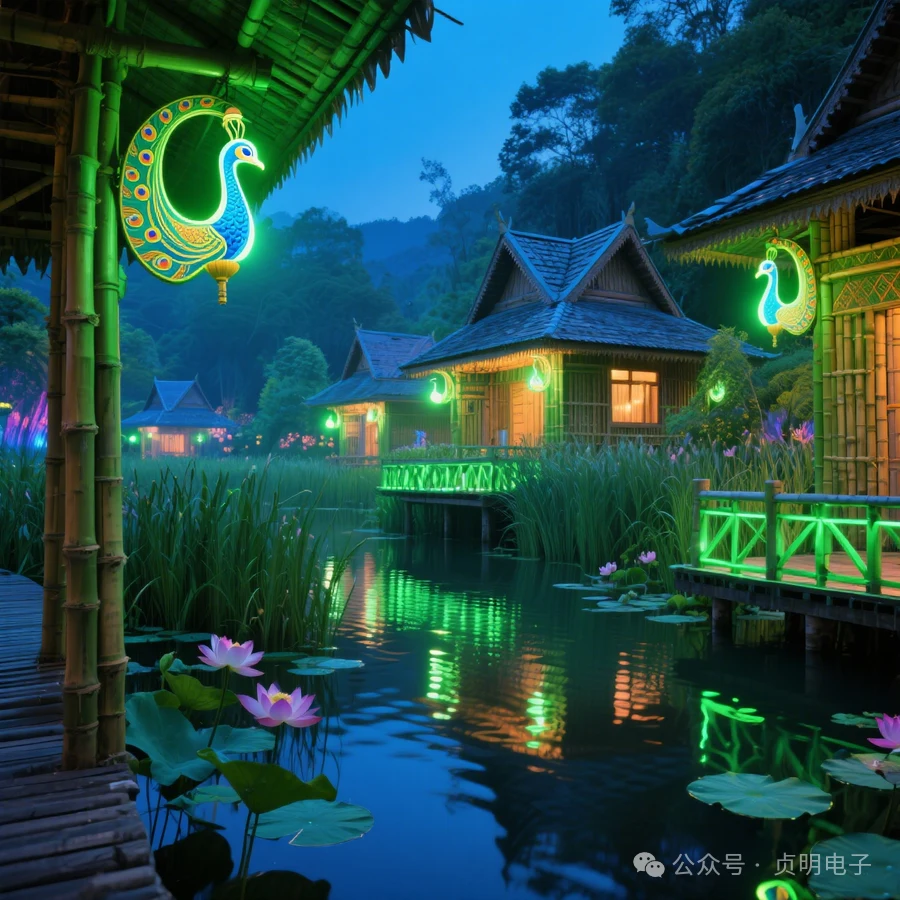 夜间景观照明场景